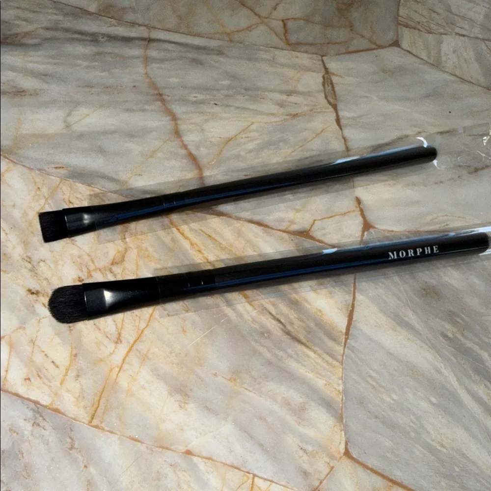 Morphe Black Precision Brushes‎ Set of 2